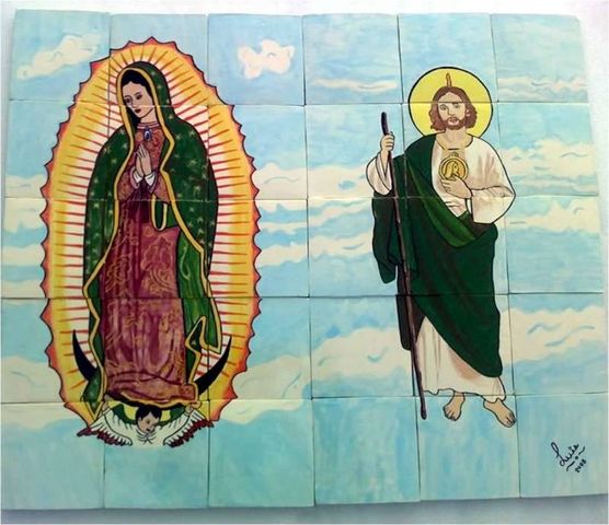 VIRGEN DE GUADALUPE Y SAN JUDAS TADEO