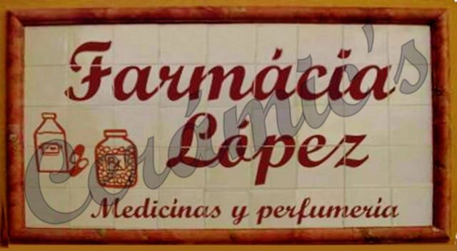 LOGOTIPO FARMACIA 1.80 M. X 1 MT.
